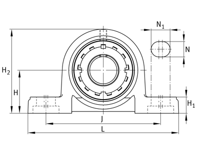 FAG UKP205-J7 PLUMMER BLOCK HOUSING UNIT
