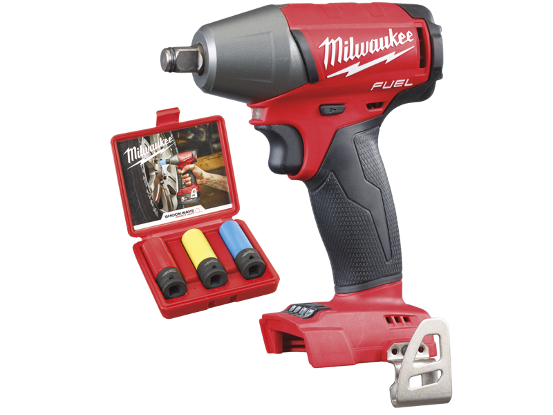 MILWAUKEE SLAGNØGLE 1/2" SOLO 300NM KULFRI 