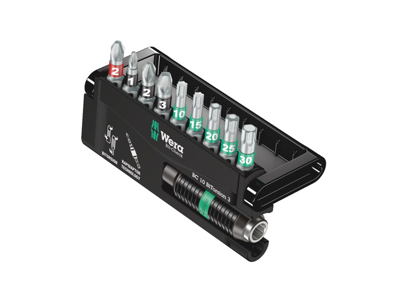 WERA Bit-Check 10 BiTorsion 3 SB, 10 DELE