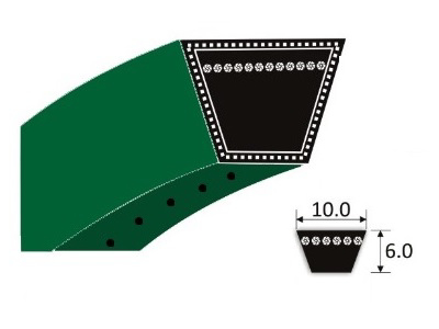 SAMLE-KILEREM M/HULLER Z/10MM GRØN