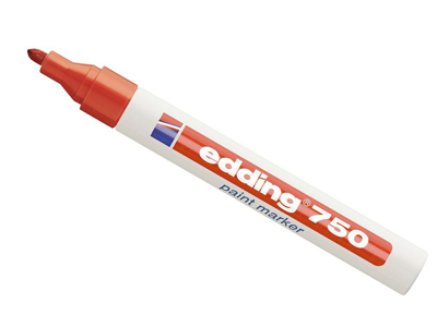 MARKER EDDING 750 2-4MM RØD