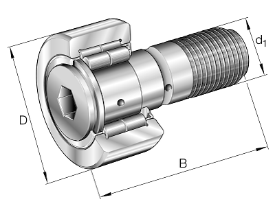 INA NUKR35-A-AP-G1/8 YOKE TYPE TRACK ROLLER