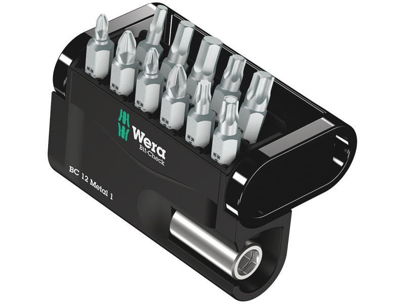 WERA Bit-Check 12 Metal 1 SB, 12 DELE