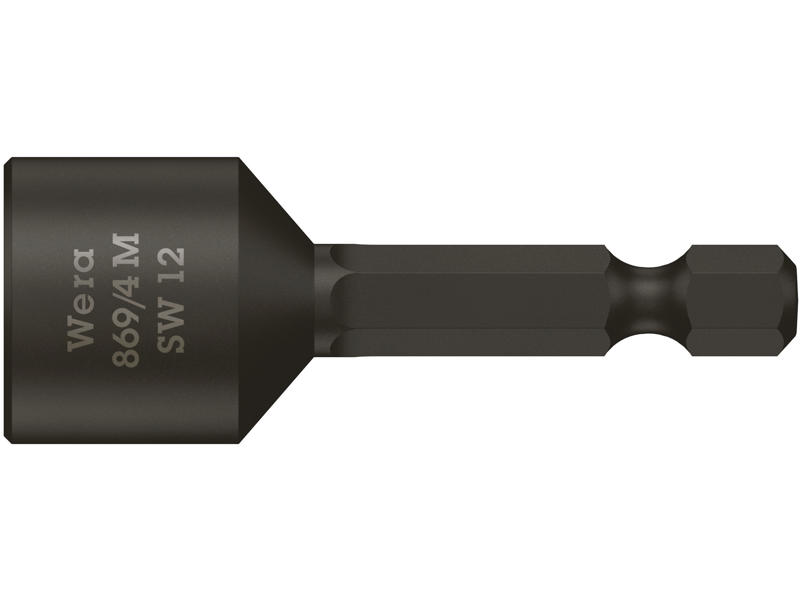 WERA 869/4 M SB TOPNØGLE 869/4 M SB SiS, MAGNETISK, 12 X 50 MM