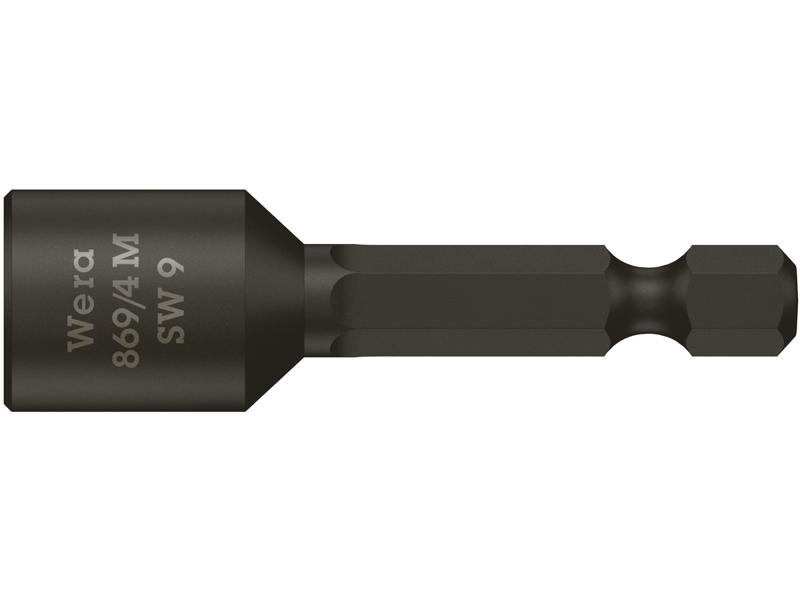 WERA TOPNØGLE 869/4 M, MAGNETISK, 9 X 50 MM