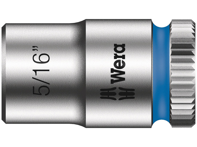 WERA ZYKLOP-TOPPE MED 1/4"-TILSLUTNING 8790 HMA, 5/16" X 23 MM