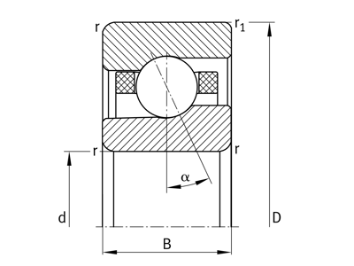 FAG VCM7014-C-T-P4S-UL-XL SPINDELLEJE 70X110X20