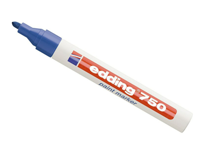 MARKER EDDING 750 2-4MM BLÅ