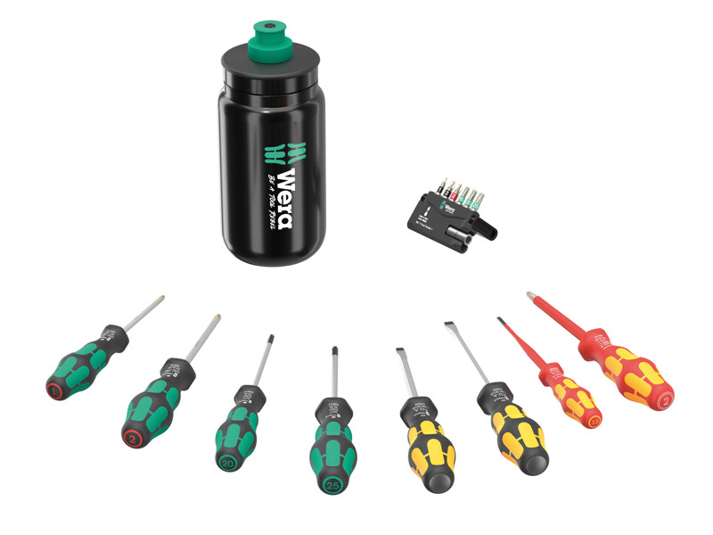 WERA KRAFTFORM XL FLASKESÆT 9540, 17 DELE