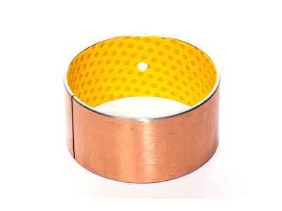 BRONZE BUSHING + YELLOW SLIDING LAYER 100X105X40
