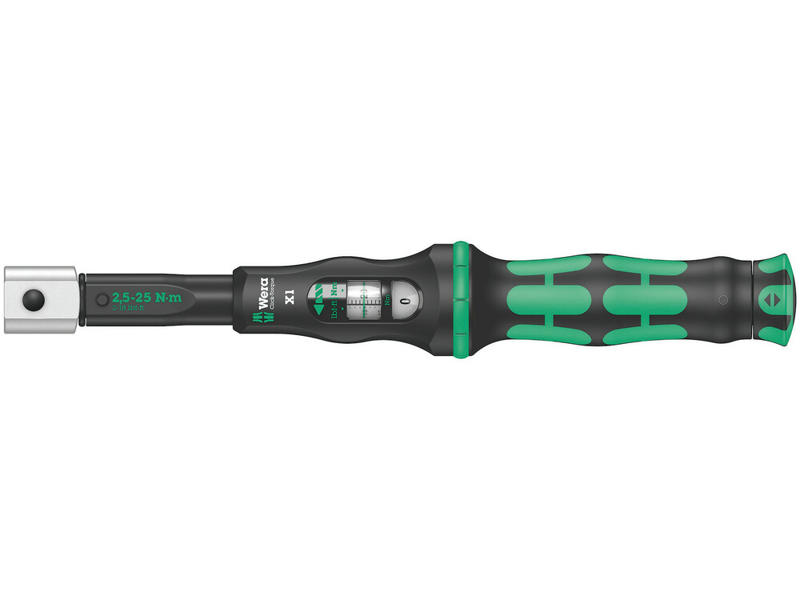 WERA CLICK-TORQUE X 1 MOMENTNØGLE 075651 2.5-25 NM CLICK-TORQUE X 1