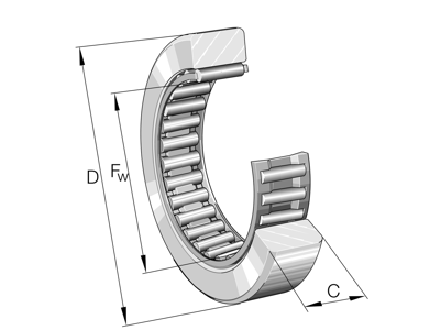 INA RSTO8-TV YOKE TYPE TRACK ROLLER