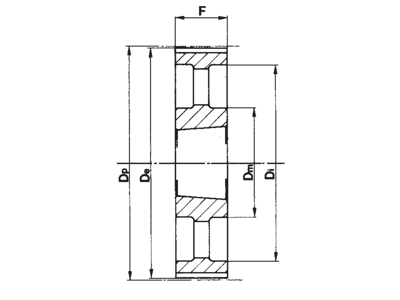 TIMING BELT PULLEY 120-L-100