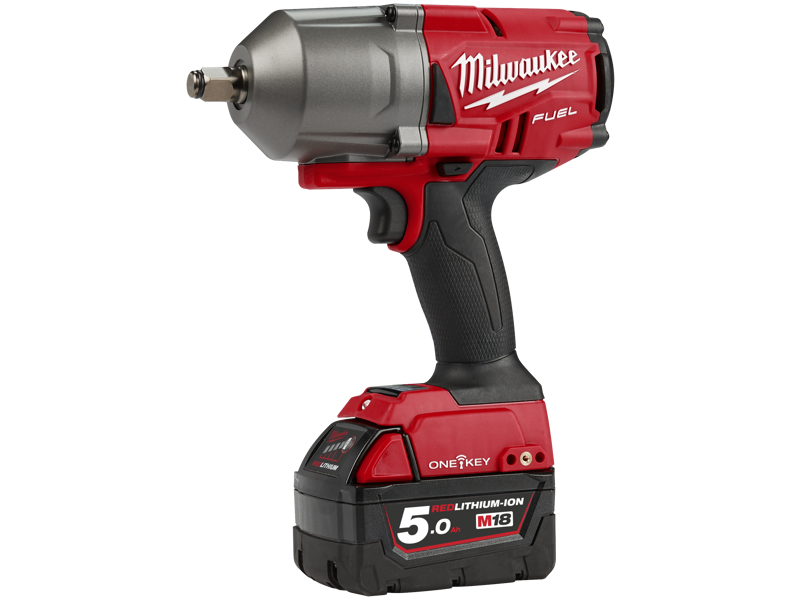 MILWAUKEE SLAGNØGLE 1/2" ONEFHIWF12-502X M. 2 BATT M18 5AH ONE FOR TRACKING