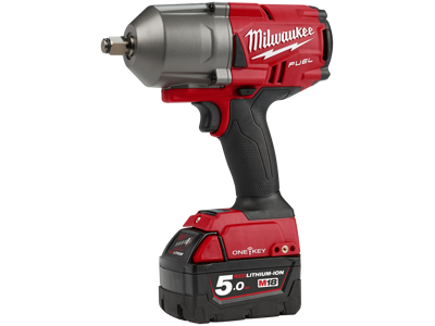 MILWAUKEE SLAGNØGLE 1/2" ONEFHIWF12-502X M. 2 BATT M18 5AH ONE FOR TRACKING