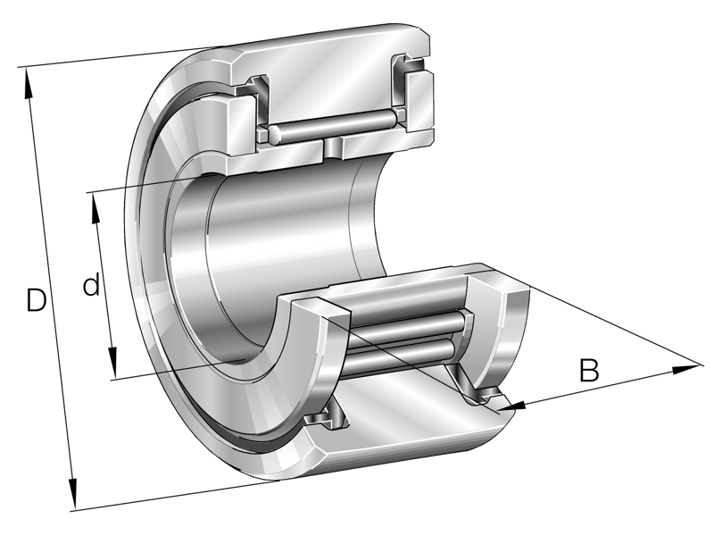 INA NATR15-PP-A TRACK ROLLER BEARING 