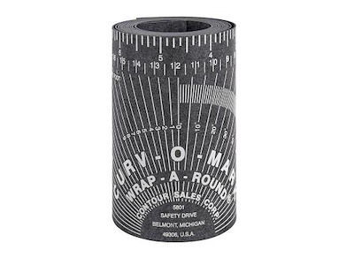 DIESELLA CURV-O-MARK WRAPAROUND 176B SORT L F/3-10" RØR