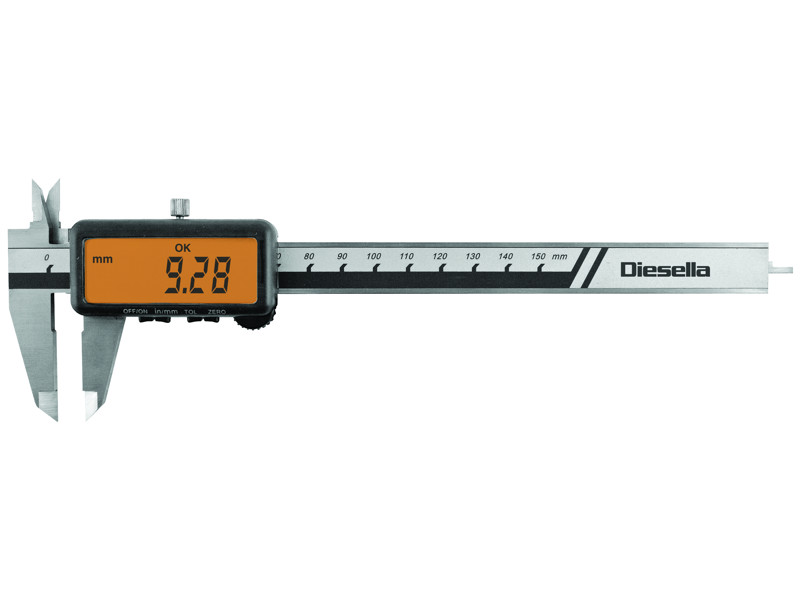 DIESELLA DIGITAL SKYDELÆRE  0-300X0,01 MM MED KÆBELÆNGDE 60 MM
