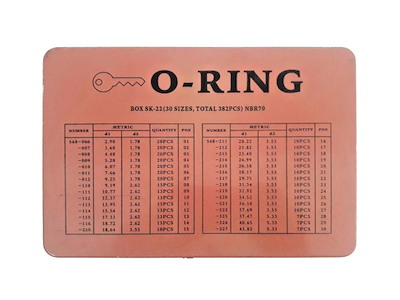 O-RINGS KIT BOX G NBR