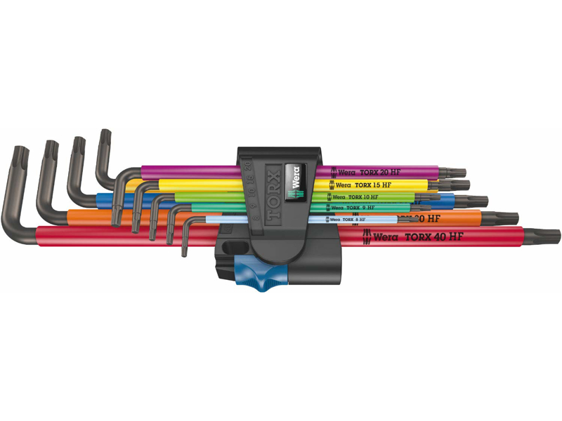 WERA UNBRAKONØGLESÆT LANG TORX TX8-TX40 MULTICOLOR