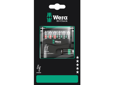 WERA Bit-Check 12 BiTorsion 1 SB, 12 DELE