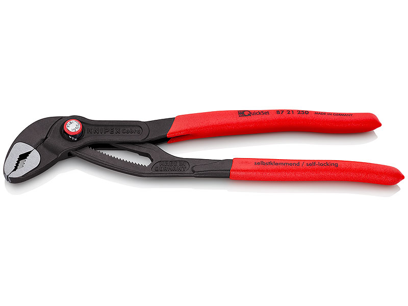 KNIPEX 87 21 250 COBRA VANDPUMPETANG 250MM QUICK SET