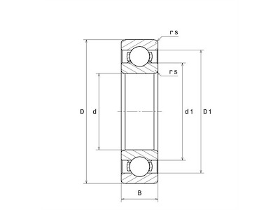 NTN 60/32 DEEP GROOVE BALL BEARING 32X58X13