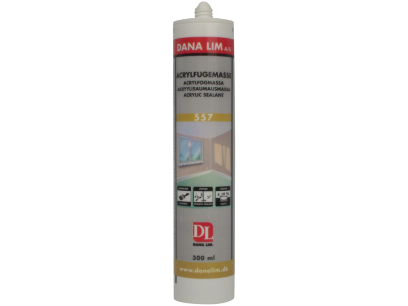 DANA ACRYLFUGEMASSE HVID PATRON 300 ML - NR 75812