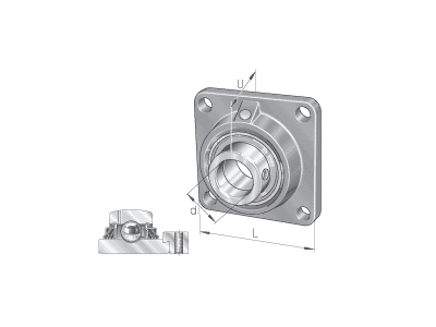 INA TCJ20-XL-N FLANGED HOUSING UNIT