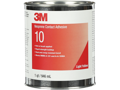 3M NEOPREN-KONTAKTLIM 10, LYS GUL, 1 LTR