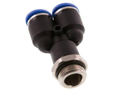 PUSH-IN Y-SAMLER Ø4 X 1/4" UDV.