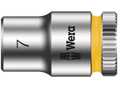 WERA ZYKLOP-TOPPE MED 1/4"-TILSLUTNING 8790 HMA, 7 X 23 MM