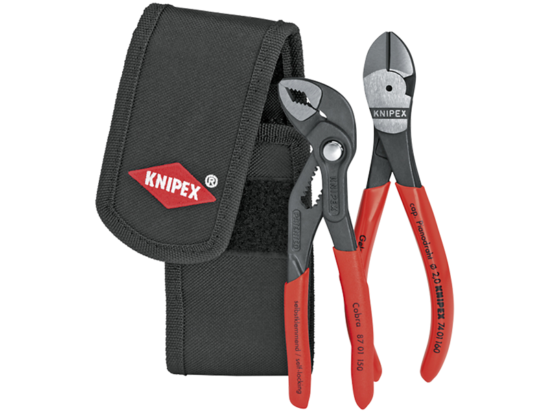 KNIPEX 00 20 72 V02 MINI-TANGSÆT I BÆLTETASKE