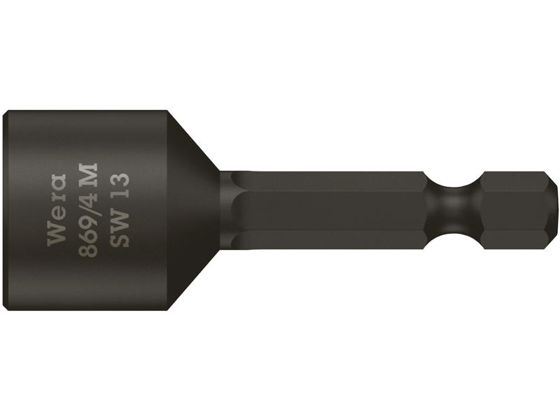 WERA 869/4 M SB TOPNØGLE 869/4 M SB SiS, MAGNETISK, 13 X 50 MM