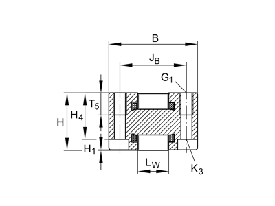 INA RUS26126-KS-GR3/-10-15 LINEAR RECIRCULATING ROLLER BEARING UNIT