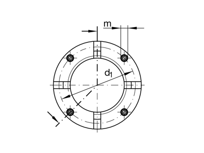 INA AM20 PRÆCISIONSMØTRIK M20X1 20X38X18MM M6 