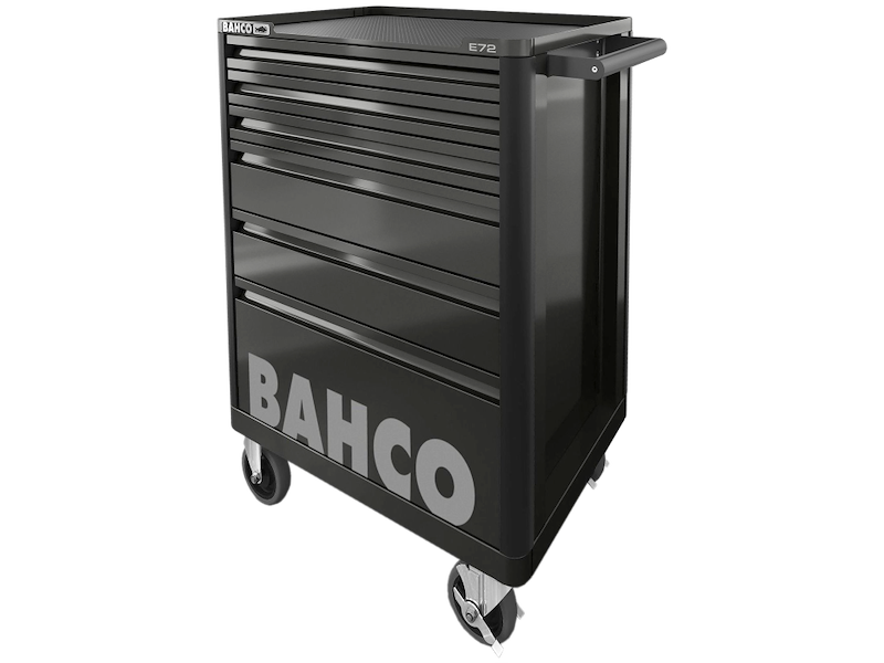 BAHCO 1472K6RED VÆRKSTEDSVOGN E72 6 SKUFFER SORT - TOM
