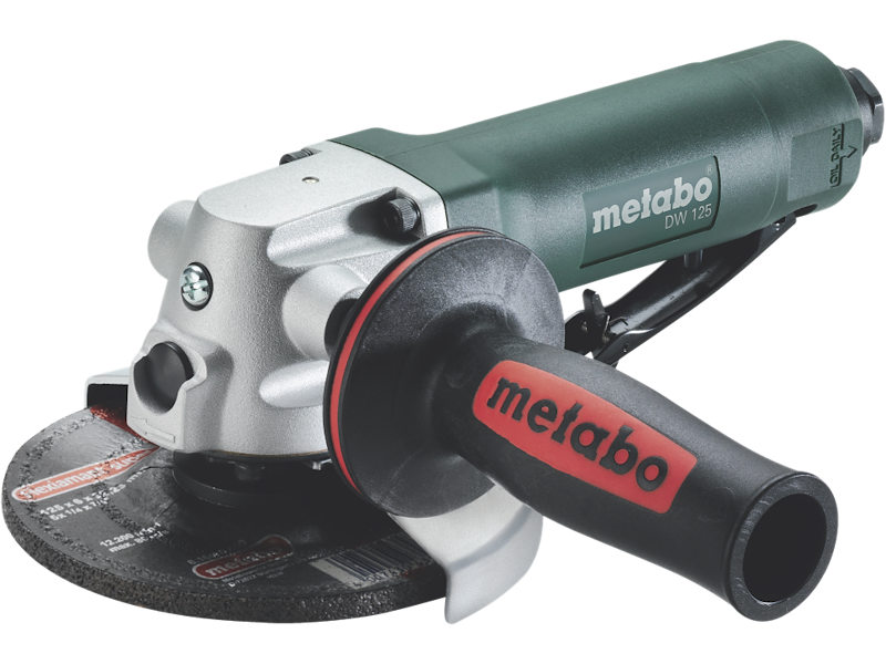 METABO TRYKLUFTSVINKELSLIBER 125MM 6.2BAR 500L/MIN