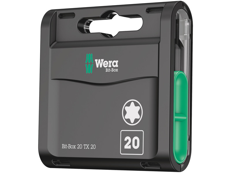 WERA Bit-Box 20 TX, TX 20 X 25 MM, 20 DELE