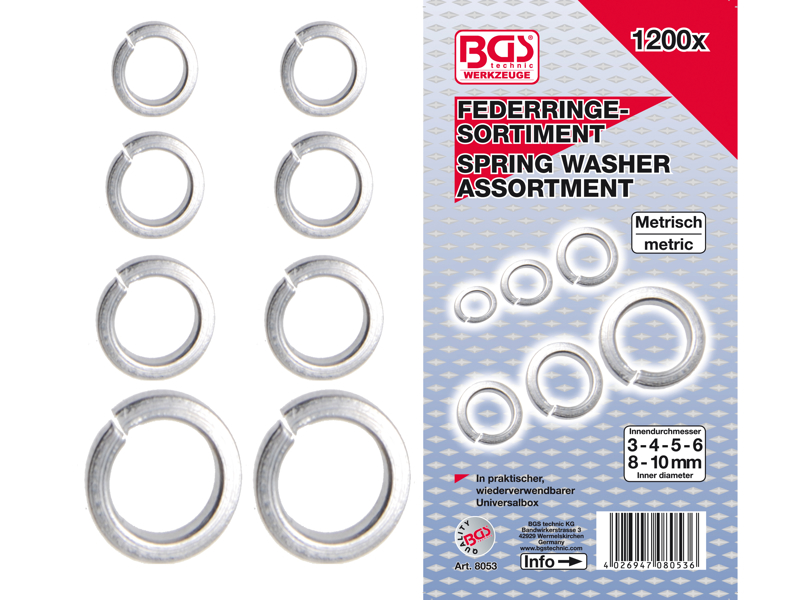 SPRING RING RANGE 1200 PARTS