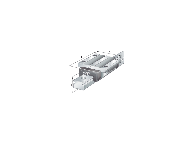 INA KWE25 LINEAR RECIRCULATING BALL BEARING UNIT