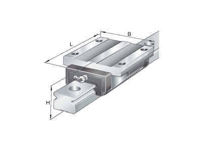 INA KWE25G4V2 LINEAR RECIRCULATING BALL BEARING UNIT