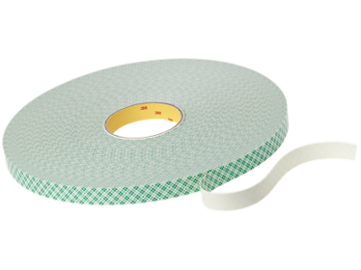 3M DOBBELTKLÆBENDE TAPE 4032 HVID 19MM 66MTR DOBBELTKLÆBENDE TAPE
