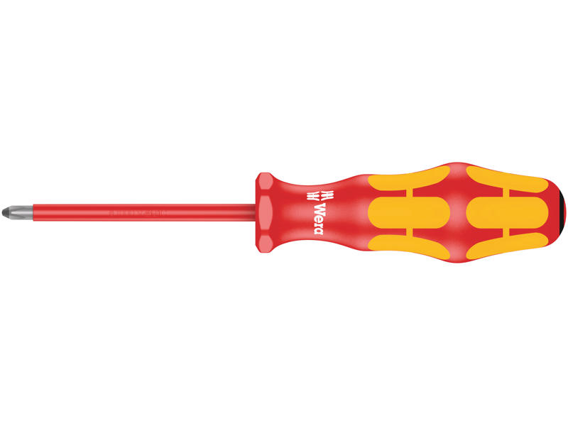 WERA 165 I SB PZ VDE-ISOLERET KRYDSKÆRVSSKRUETRÆKKER, PZ 1 X 80 MM