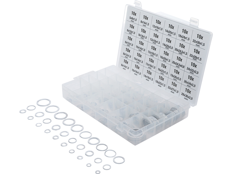 SEALING RING RANGE ALUMINUM 300 PCS