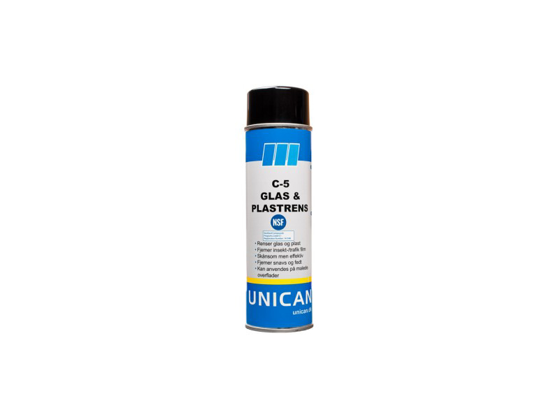 UNICAN C-5 GLAS OG PLASTRENS 500 ML SPRAY