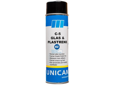 UNICAN C-5 GLAS OG PLASTRENS 500 ML SPRAY