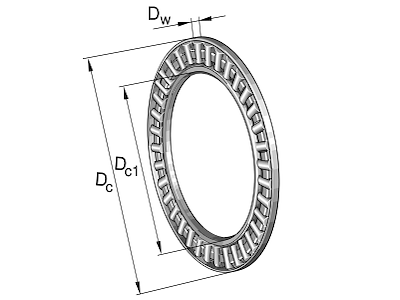 INA AXK1226-A/0-10 AXIAL NEEDLE ROLLER AND CAGE ASSEMBLY