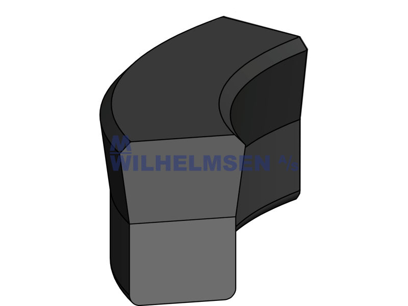KOMPAKT TÆTNING 47,62X63,5X9,75 STANG/STEMPELTÆTNING HPU 95 SHORE
