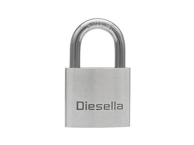 DIESELLA HÆNGELÅS MEDIUM 32MM ALUMINIUM